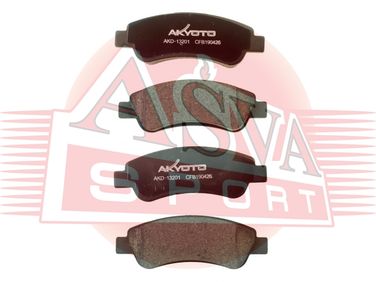 Akyoto AKD-13201 Колодки тормозные дисковые задние - 1