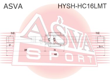 Asva HYSH-HC16LMT Полуось левая | перед лев | - 2