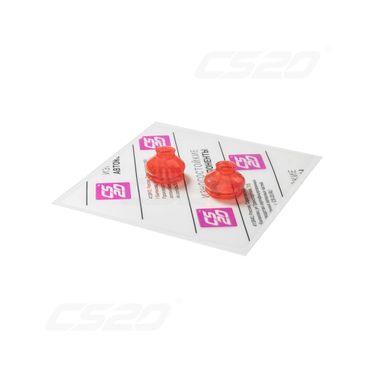 CS-20 10749 Пыльник шаровой опоры со стопорным кольцом 2115/2110/2170/2190/1118 (2шт) красный полиуретан - 1