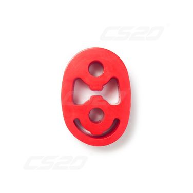 CS-20 05925 Крепление глушителя ГАЗель (2шт) Полиуретан красный серия drive - 3