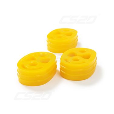 CS-20 05753 Крепление глушителя ГАЗель (3шт) Полиуретан желтый серия comfort - 2