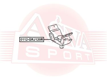 Asva 0112GRJ120R Подушка двигателя задняя | зад прав | - 2
