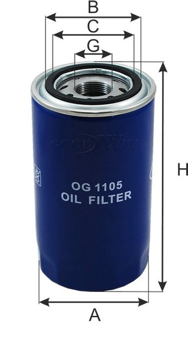 GoodWill OG 1105 Фильтр масляный двигателя HCV - 2