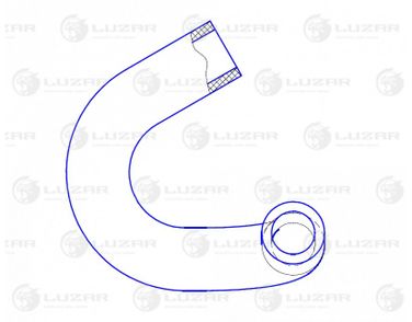 Luzar LPKh 0322 Патрубки радиатора газель next cummins luzar - 2