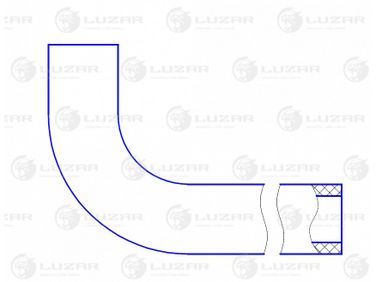 Luzar LPKh 0322 Патрубки радиатора газель next cummins luzar - 3