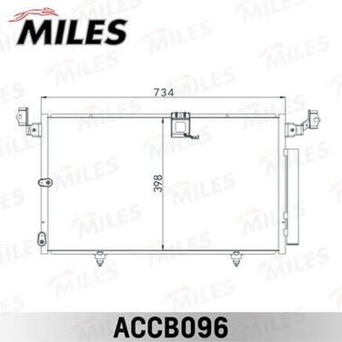 Miles ACCB096 Конденсер lexus RX 300 3.0 00-03 - 1