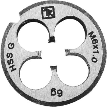 Thorvik MD81 Плашка d-combo круглая ручная М8х1.0, hss, Ф25х9 мм - 1