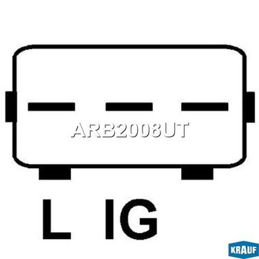 Krauf ARB2008UT Регулятор генератора - 3