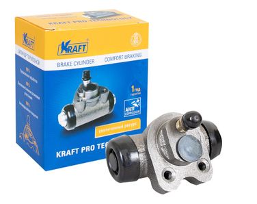 KRAFT KT 028405 Цилиндр тормозной задний для а/м Daewoo Lanos (97-), Nexia (96-) / Opel Astra f (98-04), Corsa a (82-93) - 1