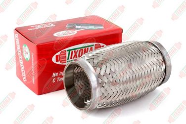 TIXONA 64150 Гофра 64/150 (aisi 304 with inner braid) - 1