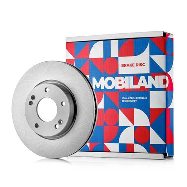 Mobiland 416201440 Диск тормозной задний | зад | - 1