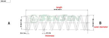 SENSEN SCP10084 Пружина подвески задняя Mitsubishi Lancer IX седан 03-08 1.3, 1.6 - 2