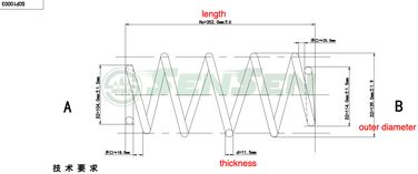 SENSEN SCP10003 Пружина подвески передняя Skoda Fabia 06- 1.2-1.6, VW Polo 01-09 1.4 - 2