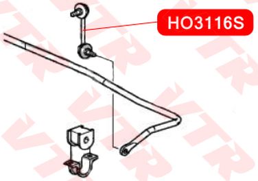 VTR HO3116S Тяга стабилизатора задней подвески, правая - 2