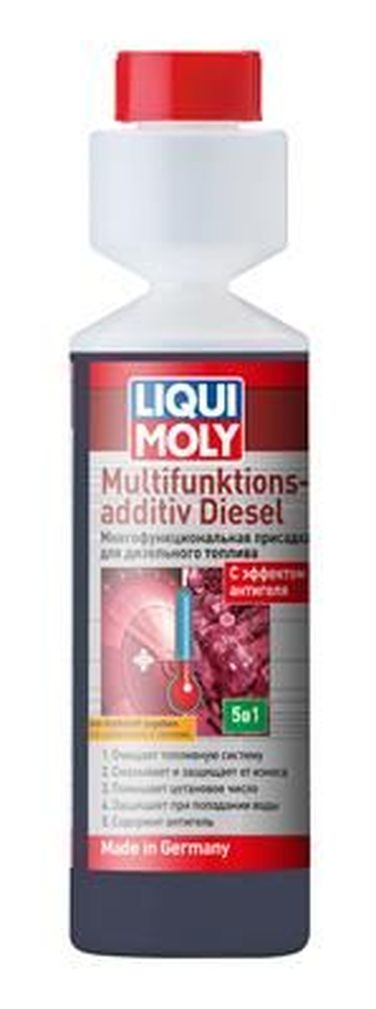 Liqui Moly 39024 Присадка многофункциональная для дизельного топлива Multifunktionsadditiv Diesel, 250мл - 1