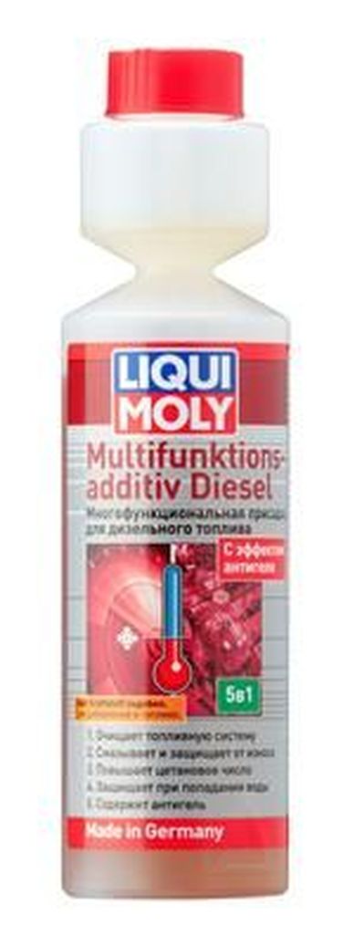 Liqui Moly 39024 Присадка многофункциональная для дизельного топлива Multifunktionsadditiv Diesel, 250мл - 2