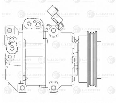 Luzar LCAC 0851 Компрессор кондиционера - 3