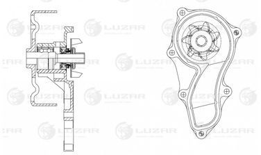 Luzar LWP 2320 Насос водяной (помпа) - 1