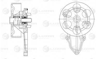 Luzar LWP 23241 Насос водяной (помпа) - 1