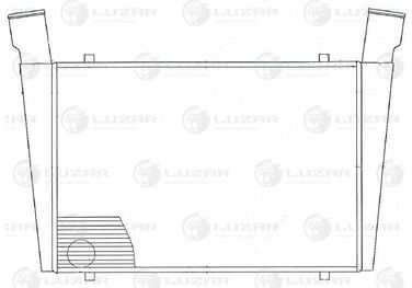 Luzar LRIC 0337 Радиатор интеркулера - 3