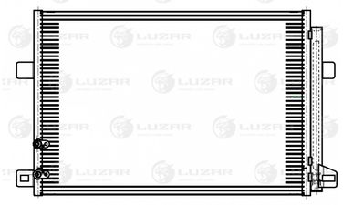 Luzar LRAC 1820 Радиатор кондиц. с ресивером для а/м VW Amarok (08-) 2.0D/2.0i - 3