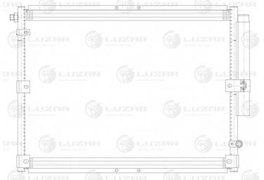 Luzar LRAC 1947 Радиатор кондиционера - 3