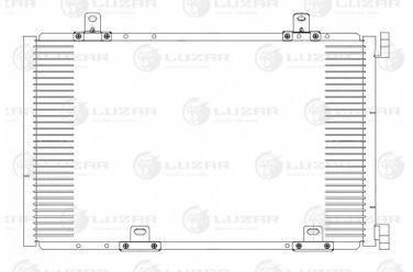 Luzar LRAC 0122 Радиатор кондиционера - 3
