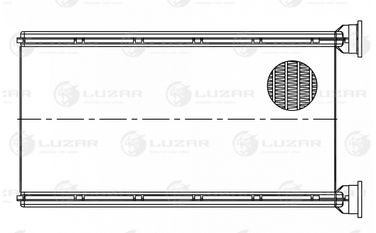 Luzar LRh 1152 Радиатор отопителя - 1