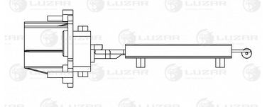 Luzar LFR 2112 Резистор вентилятора отопителя - 3