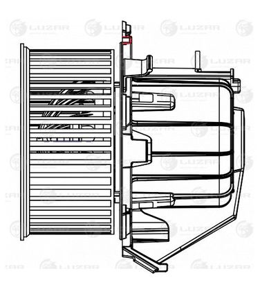 Luzar LFh 2004 Электровентилятор отопителя - 3