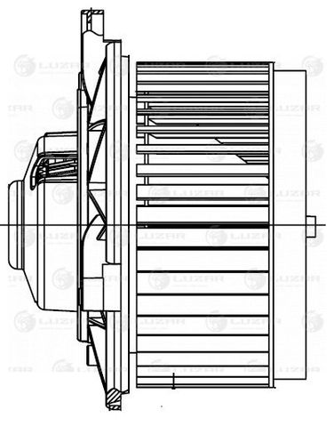 Luzar LFh 0590 Электровентилятор отопителя - 1