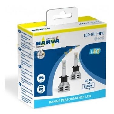 Narva 18057 Комплект светодиодных ламп LED H1 rpl2 12в/24в 6500к X2 - 1