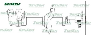 SENSEN 42142207 Амортизатор ПЕР прав subaru forester 11-13 2011 - 1
