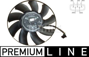Mahle CFF 476 000P Вентилятор радиатора охлаждающей жидкости и конденсера  - 2