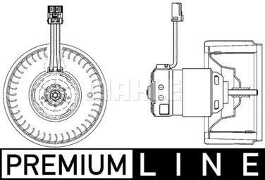 Mahle AB 22 000P Вентилятор салона - 2