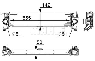 Mahle CI153000P Интеркулер - 1