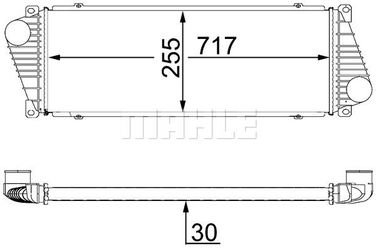 Mahle CI 18 000S Интеркулер - 2