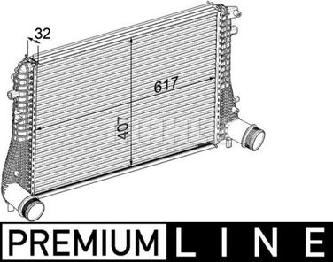 Mahle CI 207 000P Интеркулер - 2
