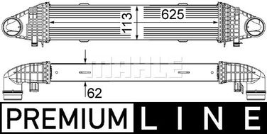 Mahle CI 356 000P Интеркулер - 2