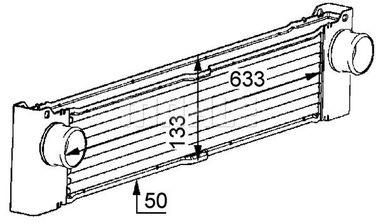 Mahle CI 81 000P Интеркулер - 1