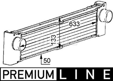 Mahle CI 81 000P Интеркулер - 2