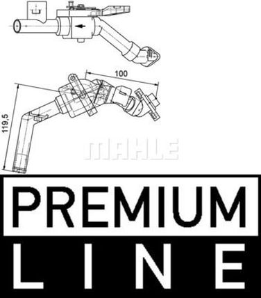Mahle CV 8 000P Клапан охлаждения - 2