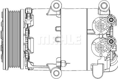 Mahle ACP 310 000P Компрессор кондиционера - 2