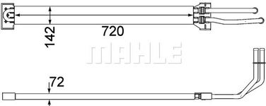 Mahle CLC109000P Масляный радиатор - 1