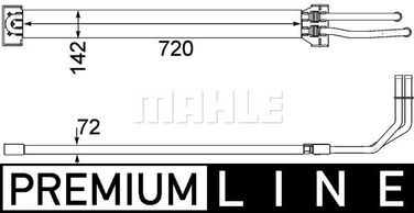 Mahle CLC109000P Масляный радиатор - 2
