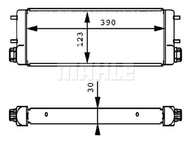 Mahle CLC 169 001P Масляный радиатор - 1