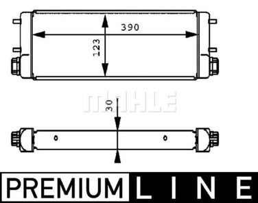 Mahle CLC 169 001P Масляный радиатор - 2
