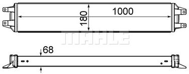 Mahle CLC208000P Масляный радиатор - 1