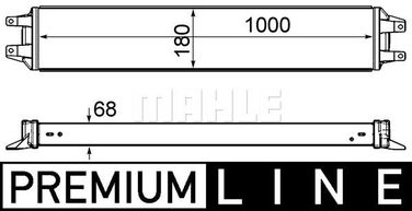 Mahle CLC208000P Масляный радиатор - 2