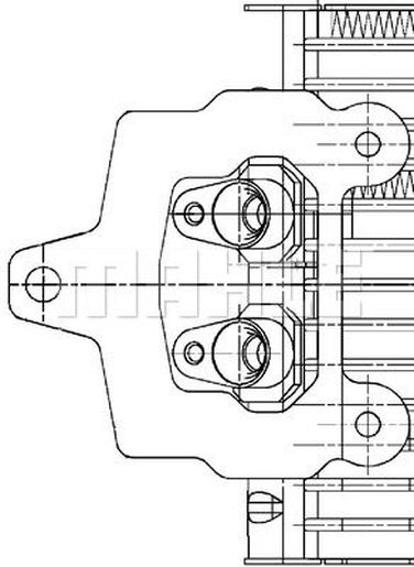 Mahle CLC 49 000P Масляный радиатор - 1